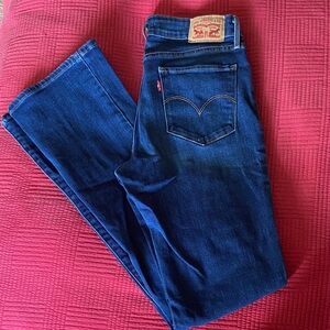 Levi's Women's Indigo Wide Leg Jeans